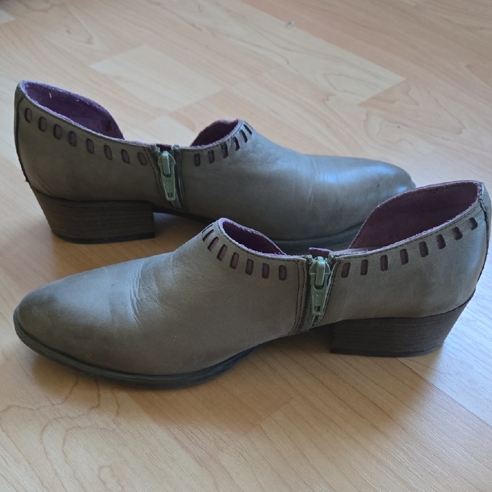 Bueno Women's Tan Leather Loafers, 37, a few marks - Picture 2 of 6